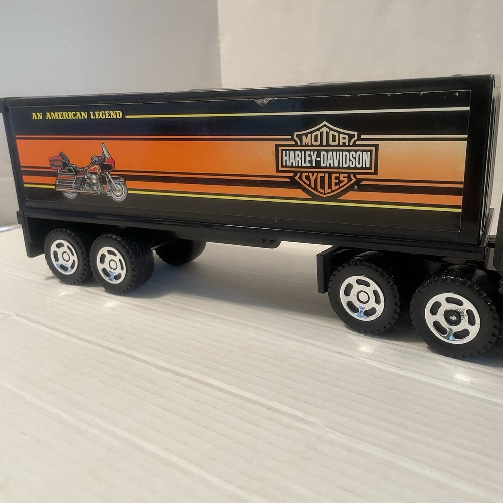 1992 BuddyL Harley-Davidson Semi Truck 10-Wheeler Plastic/Metal Vintage‎ - Picture 11 of 16